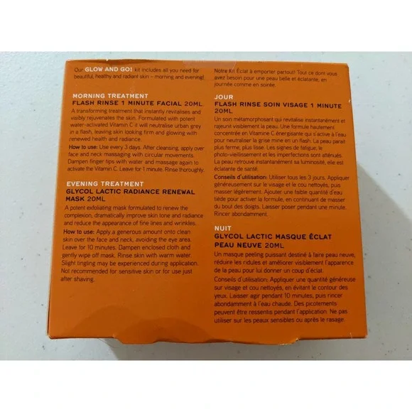 New Ren Glow and Go Kit set radiance renewal mask facial rinse - Picture 3 of 5
